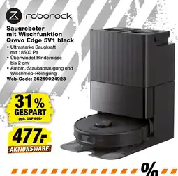 expert Techno Land Saugroboter mit Wischfunktion Qrevo Edge 5V1 black Angebot