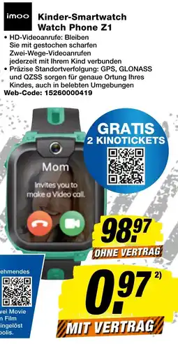 expert Techno Land imoo Kinder-Smartwatch Watch Phone Z1 Angebot