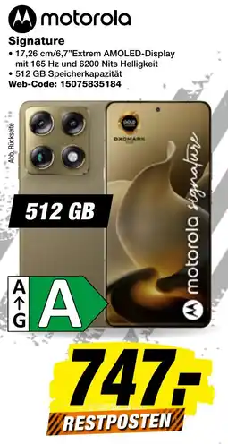expert Techno Land motorola Signature Angebot