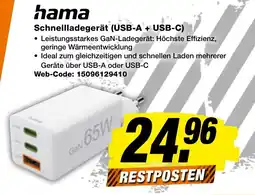 expert Techno Land hama Schnellladegerät (USB-A + USB-C) Angebot