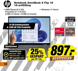 expert Techno Land Notebook OmniBook X Flip 16 Angebot