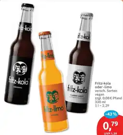 Budni Fritz-kola oder -limo Angebot