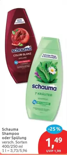 Budni Schauma Shampoo oder Spülung Angebot