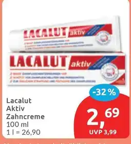 Budni Lacalut Aktiv Zahncreme Angebot