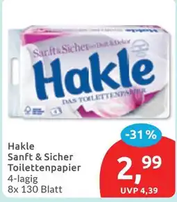Budni Hakle Sanft & Sicher Toilettenpapier Angebot