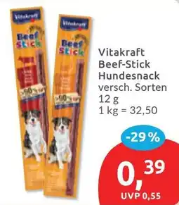 Budni Vitakraft Beef-Stick Hundesnack Angebot