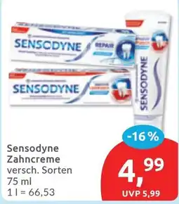 Budni Sensodyne Zahncreme Angebot