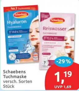 Budni Schaebens Tuchmaske Angebot