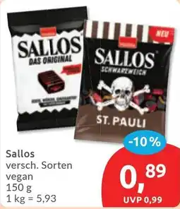 Budni Sallos versch. Sorten vegan Angebot