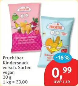 Budni Fruchtbar Kindersnack vegan Angebot