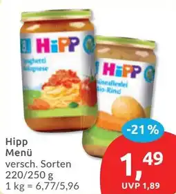 Budni Hipp Menü Angebot