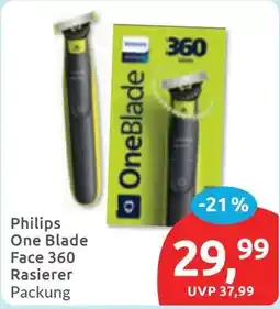 Budni Philips One Blade Face 360 Rasierer Angebot