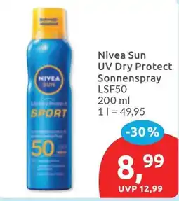Budni Nivea Sun UV Dry Protect Sonnenspray Angebot