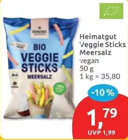 Budni Heimatgut Veggie Sticks Meersalz vegan Angebot