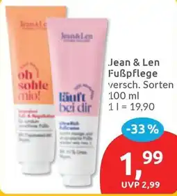 Budni Jean & Len Fußpflege Angebot