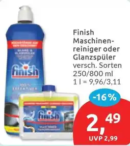 Budni Finish Maschinenreiniger oder Glanzspüler Angebot