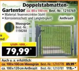 Norma GreenYard Doppelstabmatten-Gartentor Angebot