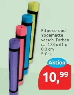 Budni Fitness- und Yogamatte Angebot
