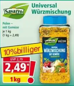 Norma Savarro Universal Würzmischung mit Gemüse Angebot