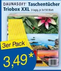 Norma DAUNASOFT Taschentücher Triobox XXL Angebot