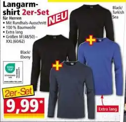 Norma Langarmshirt für Herren Angebot