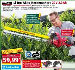 Norma WALTER Li-Ion-Akku-Heckenschere Angebot