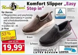 Norma Uncle Sam Komfort Slipper Easy Step in Angebot