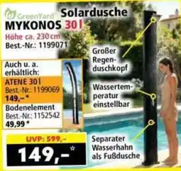Norma GreenYard Solardusche MYKONOS 30 l Angebot