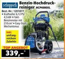 Norma Scheppach Benzin-Hochdruckreiniger HCP4000XL Angebot