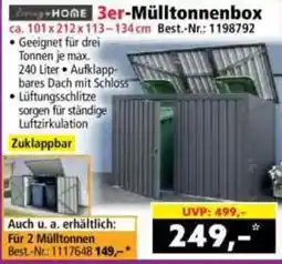 Norma 3er-Mülltonnenbox Angebot