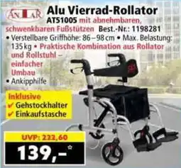 Norma Alu Vierrad-Rollator AT51005 Angebot