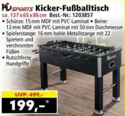 Norma Kicker-Fußballtisch Angebot