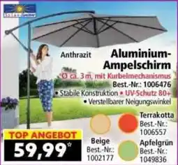 Norma Aluminium-Ampelschirm Angebot