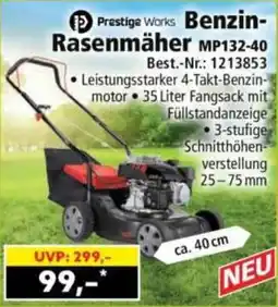 Norma Prestige Works Benzin-Rasenmäher MP132-40 Angebot