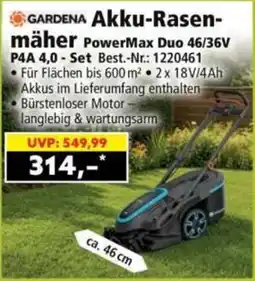 Norma GARDENA Akku-Rasenmäher PowerMax Duo 46/36V Angebot