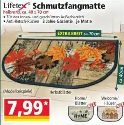 Norma Lifetex Schmutzfangmatte Angebot