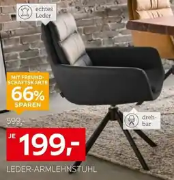 XXXLutz Landscape Leder-Armlehnstuhl Angebot
