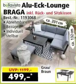 Norma bellavista Alu-Eck-Lounge BRAGA Angebot