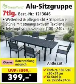 Norma GreenYard Alu-Sitzgruppe Angebot
