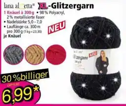 Norma lana alzetta® XL-Glitzer Garn Angebot