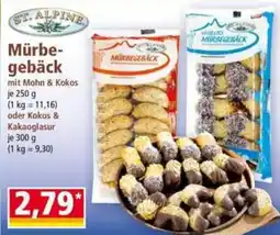 Norma ST. ALPINE Mürbegebäck Angebot