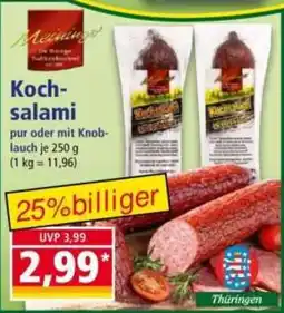 Norma Meininger Kochsalami Angebot