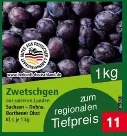 Norma Zwetschgen Borthener Obst Angebot