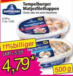 Norma Kapitan Navi Tempelburger Matjesfilethappen Classic Angebot