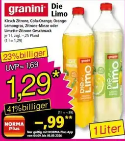 Norma granini Die Limo Angebot