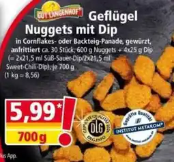 Norma GUT LANGENHOF Geflügel Nuggets mit Dip Angebot