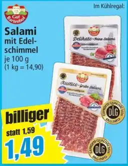 Norma Gut Bartenhof Salami mit Edelschimmel Angebot
