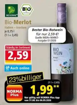 Norma Bio-Merlot Angebot