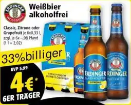 Norma Erdinger Weißbier alkoholfrei Angebot