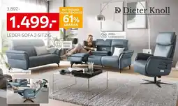 XXXLutz Dieter knoll leder-sofa 2-sitzig Angebot